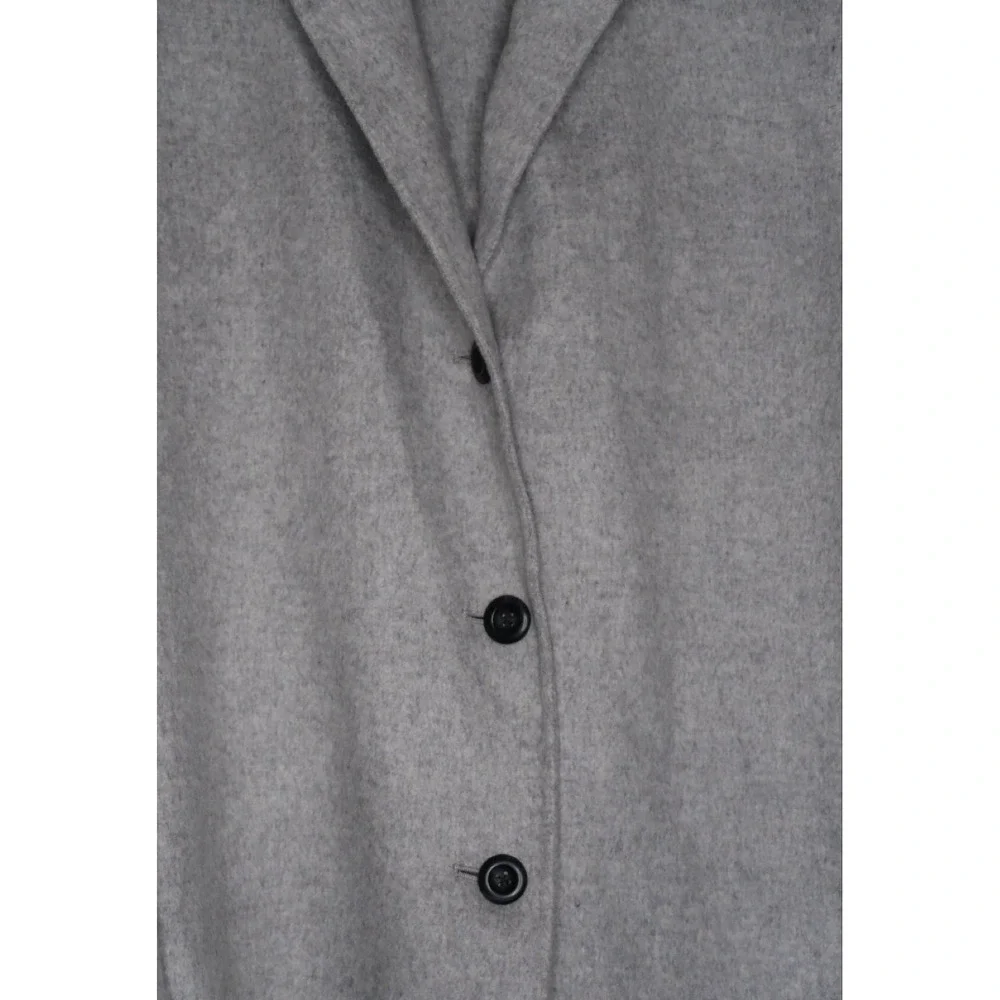 NWT GAP Wool Coat Special Gray Minimalist Long Coat Jacket Women's XXL Cozy‎